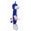 Blue Furry Husky Mascot Costume