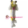 Yellow Husky Mascot Costume