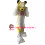 Yellow Husky Mascot Costume