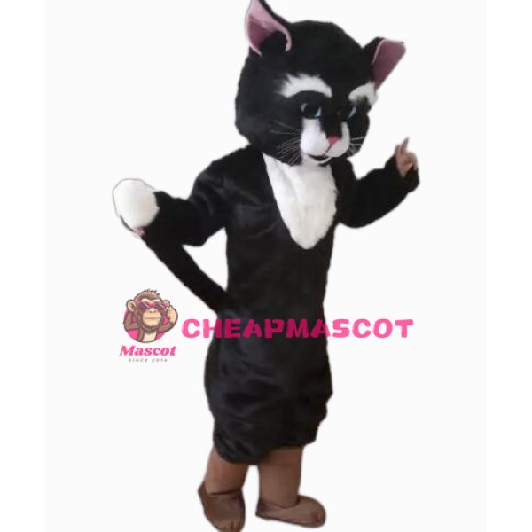 Lovely New Black Cat Mascot Costume