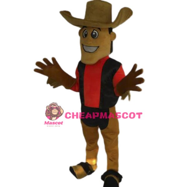 Lovely Cowboy Mascot Costume