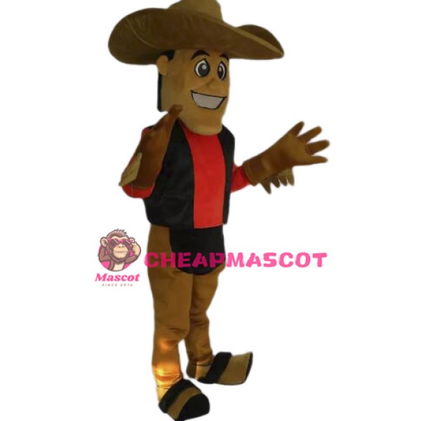 Lovely Cowboy Mascot Costume