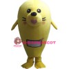 Yellow Seal Mascot Costume