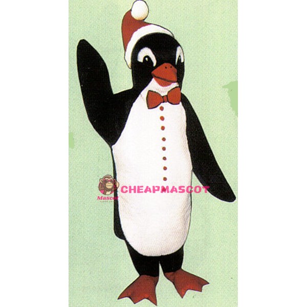 Santa Penguin Mascot Costume