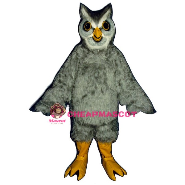 High Quality Grey Owl Mascot Costume