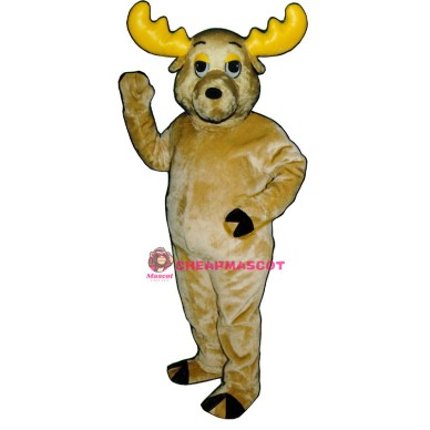 Morty Moose Mascot Costume