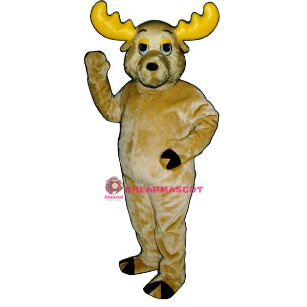Morty Moose Mascot Costume