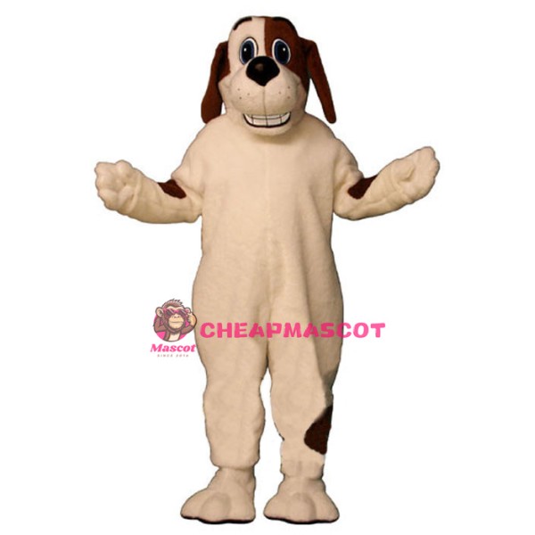 Grinning Hound Dog Mascot Costume