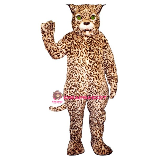 Spotted Lynx Leopard Mascot Costume