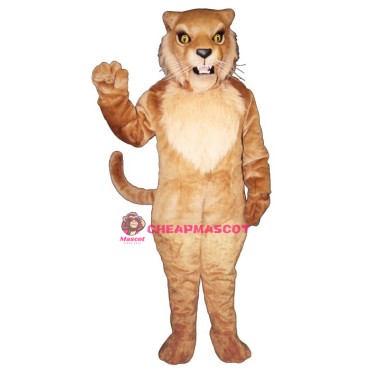Snarling Wildcat Mascot Costume