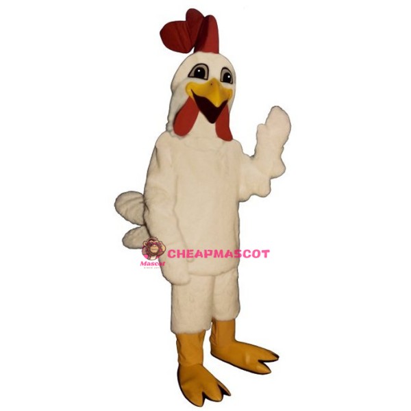 Laughing Rooster Chicken Mascot Costume