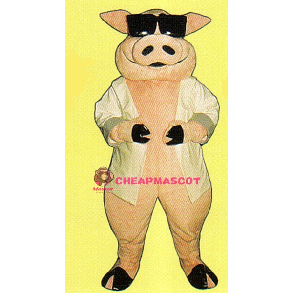 Heavy Hog Mascot Costume