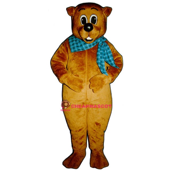 Chuckie Woodchuck Beaver Mascot Costume