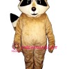 Tan Robbie Raccoon Mascot Costume