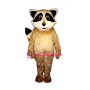 Tan Robbie Raccoon Mascot Costume