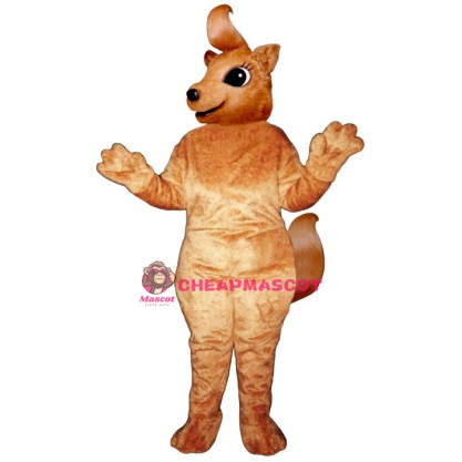 Girly Squirrel Mascot Costume