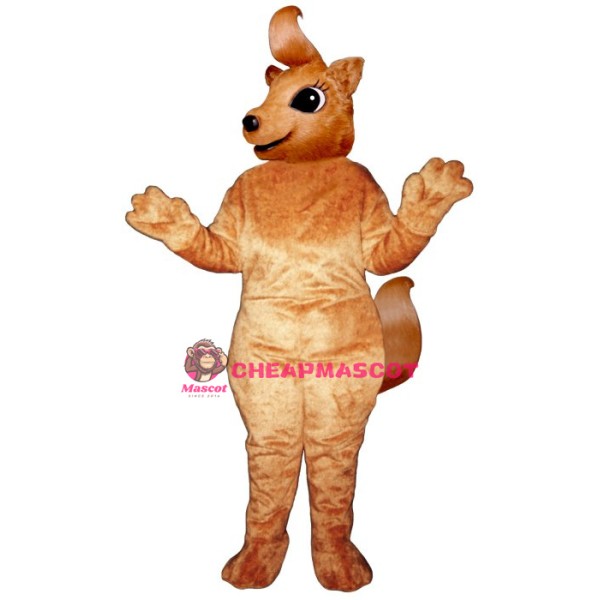 Girly Squirrel Mascot Costume