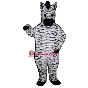 Zelda Zebra Mascot Costume