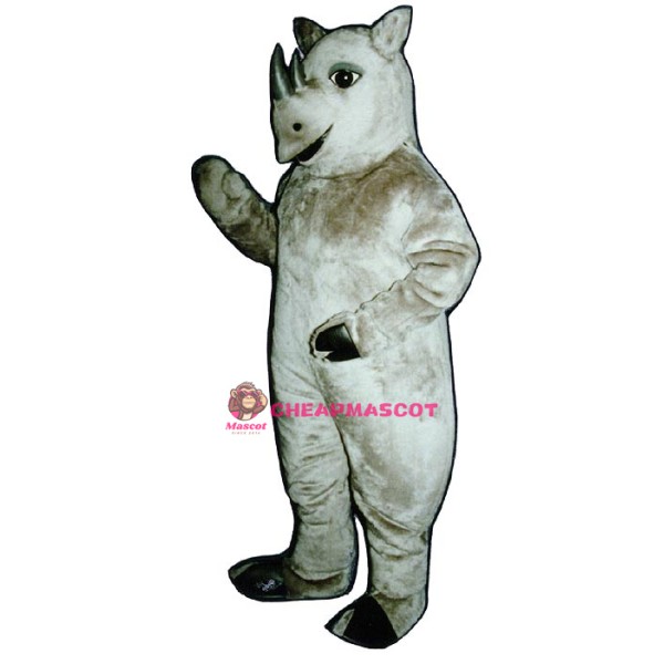 Realistic Rhinoceros Mascot Costume