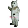 Realistic Rhinoceros Mascot Costume
