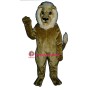Blonde Lion Mascot Costume