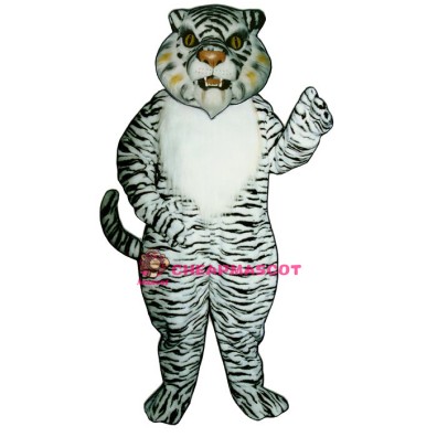 White Tiger Mascot Costume