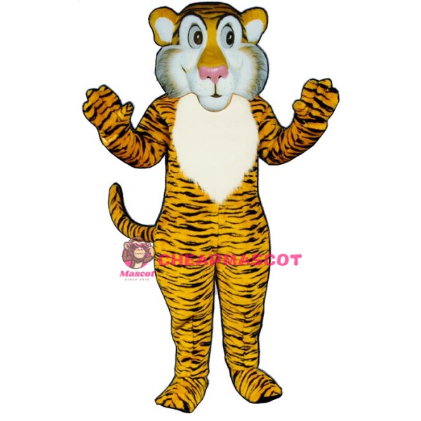 Shy Tiger Mascot Costume