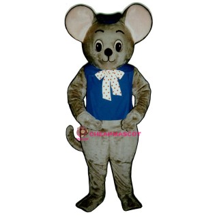 Maxi Mouse With Vest And Hat Mascot Costume