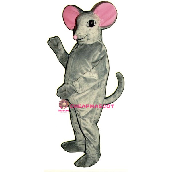 Gray Mouse Mascot Costume