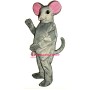 Gray Mouse Mascot Costume