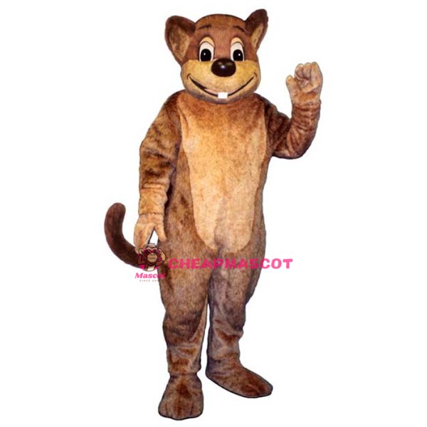 Morley Muskrat Mascot Costume