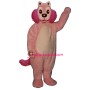 Pink Mink Mascot Costume