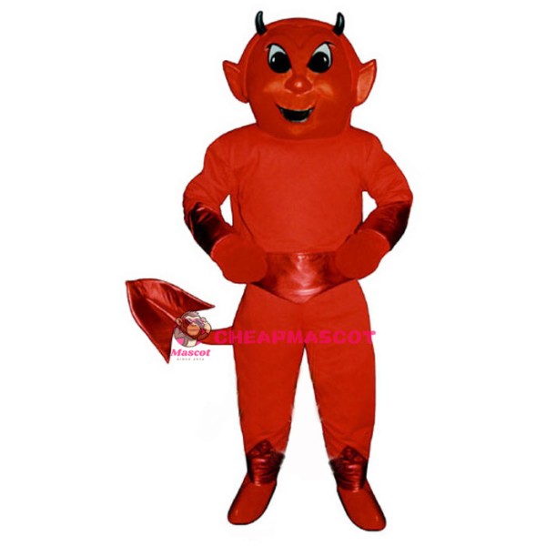 Cute Red Devil Mascot Costume
