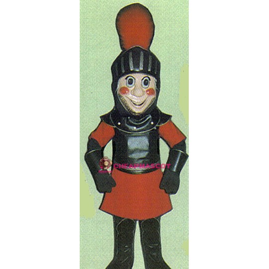 Red Knight Mascot Costume