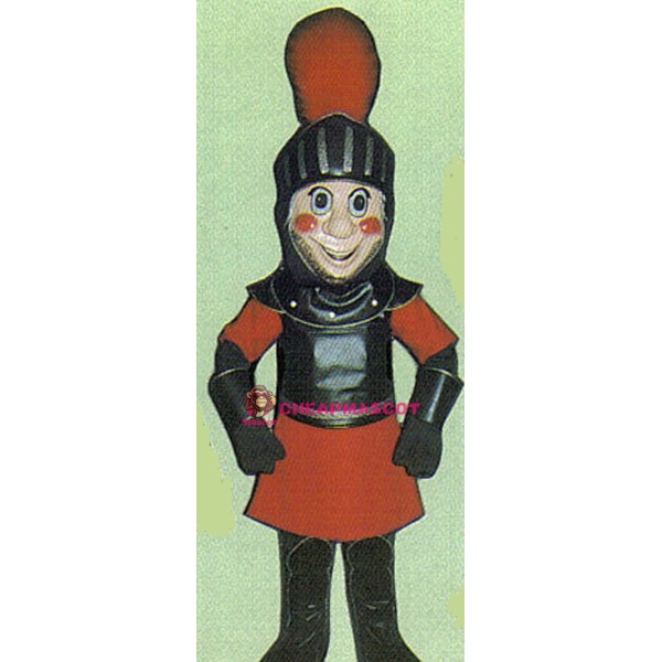 Red Knight Mascot Costume
