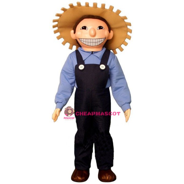 Farm Boy Mascot Costume