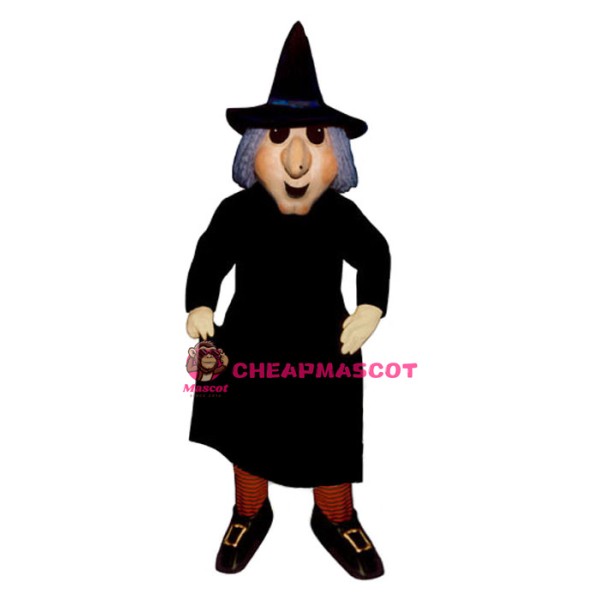Black Witch Mascot Costume