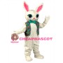 Cotton Bunny Mascot Costume