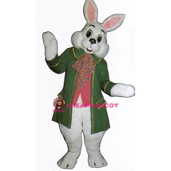 Wendell Rabbit-Green Mascot Costume