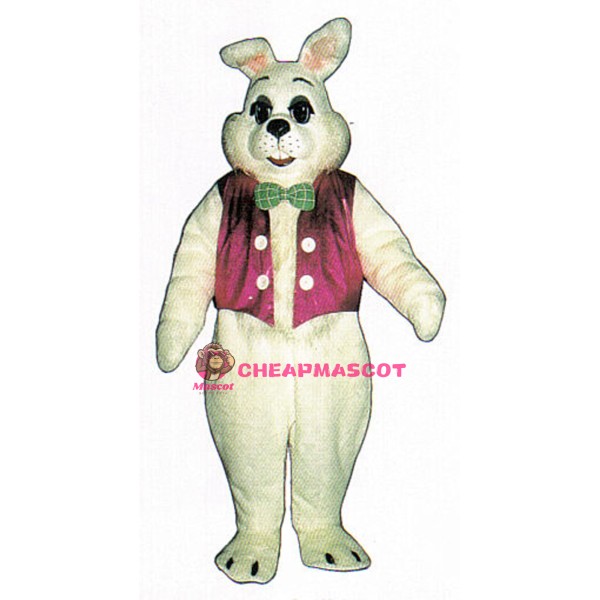 Easter Bunny Vest Mascot Costume