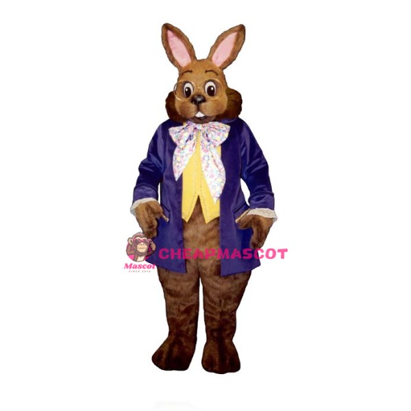 Mr. Brown Bunny Mascot Costume