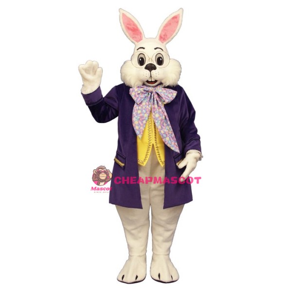 Wendell Rabbit-Purple Mascot Costume