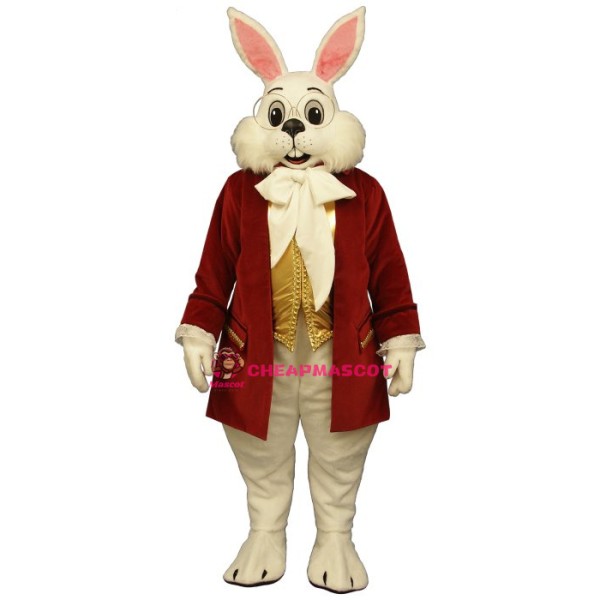 Wendell Rabbit-Red Mascot Costume