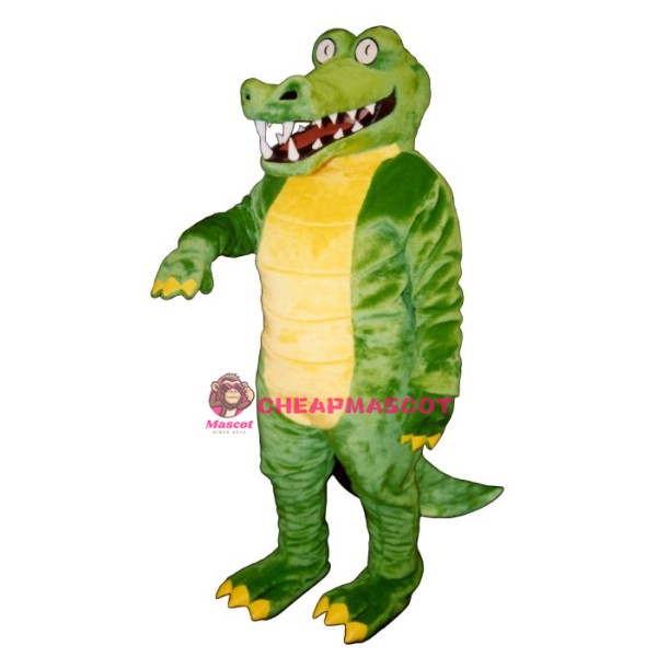 Brawny Gator Mascot Costume