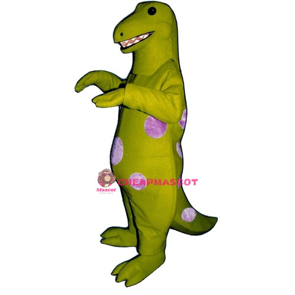 Green Dinosaur Mascot Costume