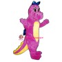 Dinah Dinosaur Bows Mascot Costume
