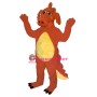 Red Dragon Mascot Costume