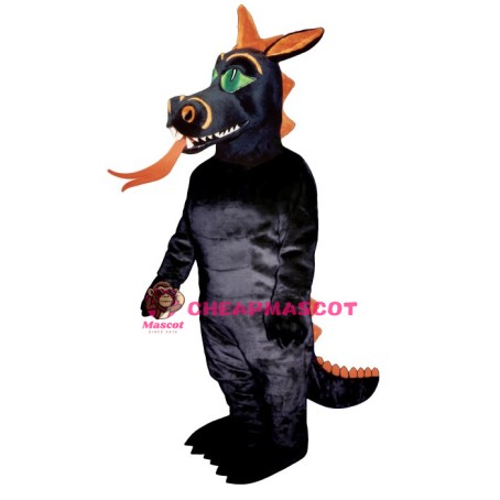 Fire Dragon Mascot Costume