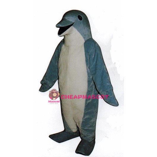 Light Blue Dolphin Mascot Costume