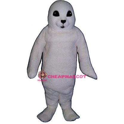 White Baby Seal Mascot Costume
